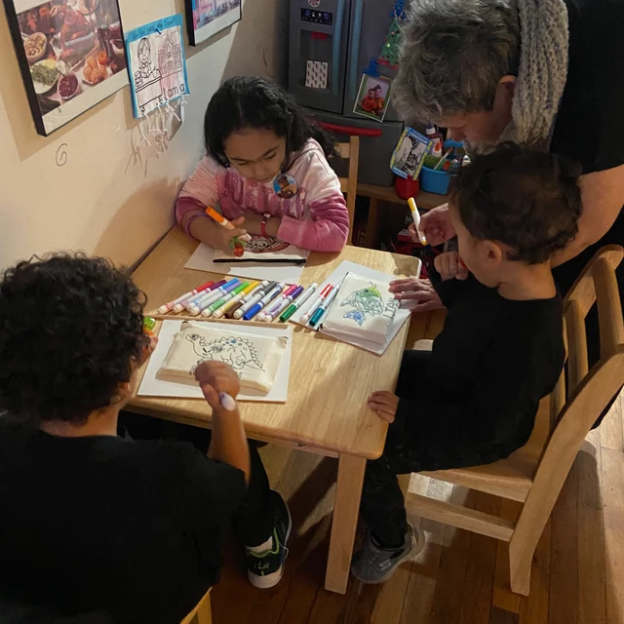 Personalized Gift Color Your Own Bag Kit (Colored Pencils Included)