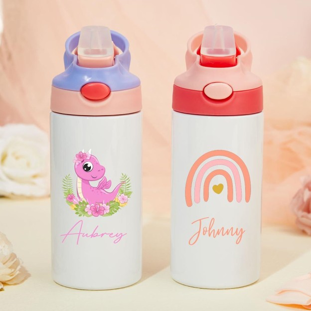 Personalised BPA Free 12oz Lovely Kid Water Bottles | YouBottle37