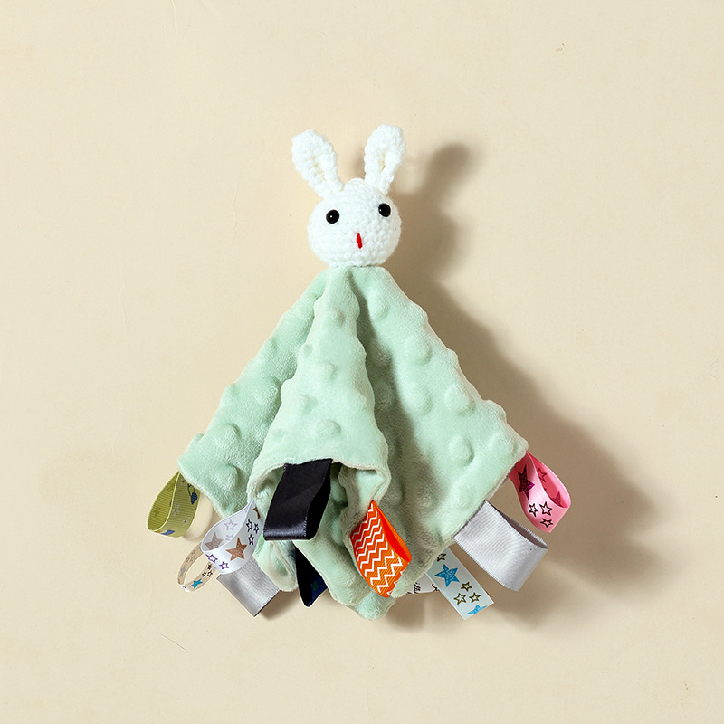 Personalized Baby Monogram Animal Comforter Sleep Toy | CWToy144