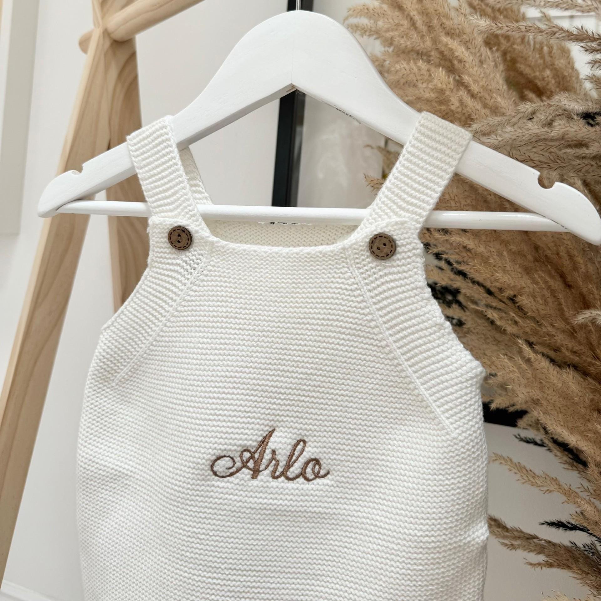 Personalized Embroidery Newborn Baby Romper | CWBaby211
