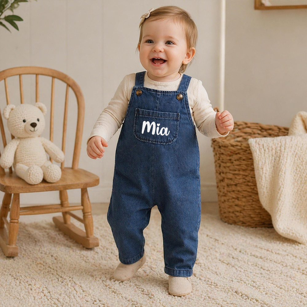 Personalized Baby Classic Adorable Overalls | CWBaby494