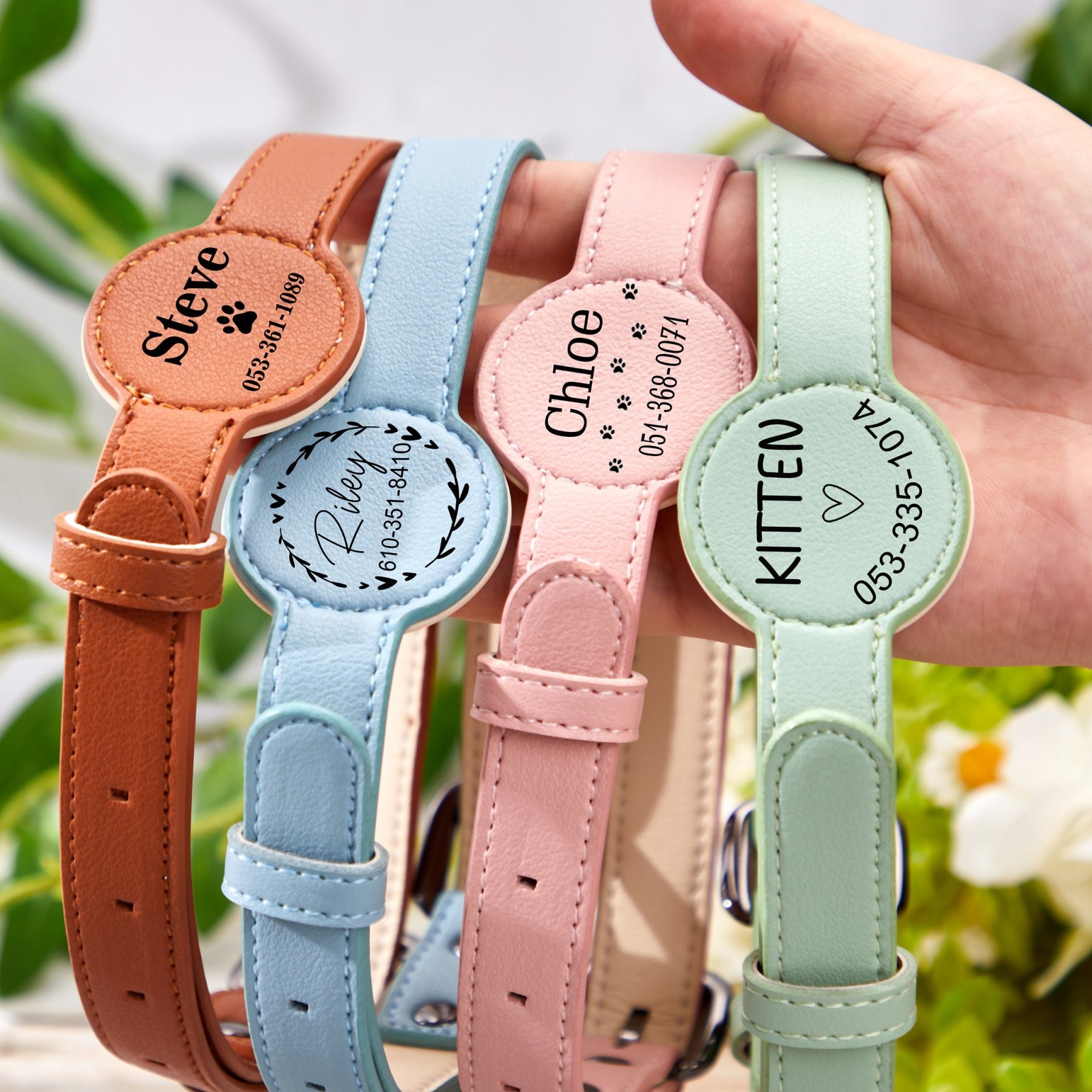 Personalized Pet AirTag Collar Holder | BKPet47