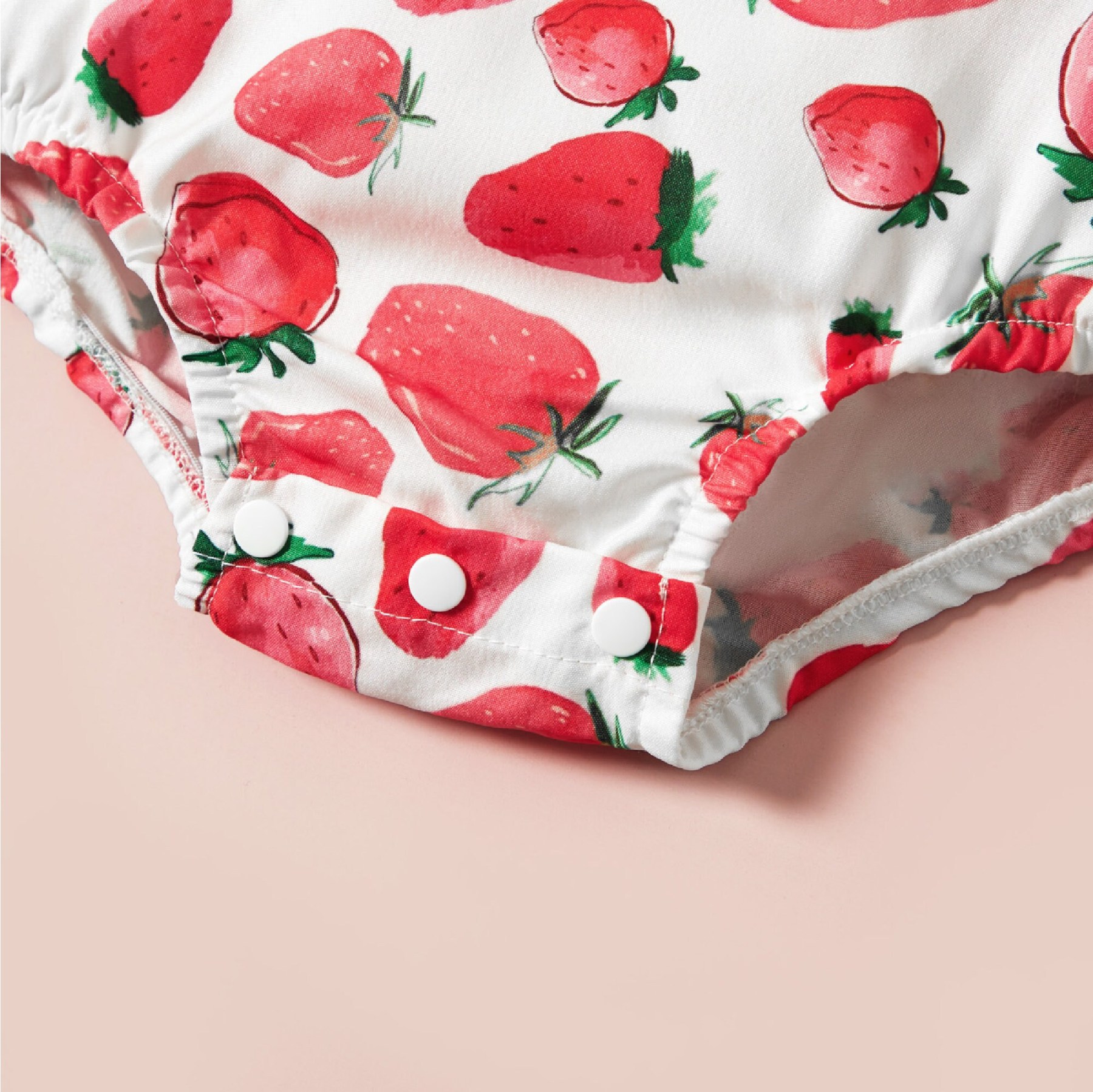 Personalised Baby Girl Strawberry / Watermelon Outfit Set | CWBaby218