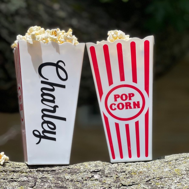 Personalized Movie Time Popcorn Buckets | YouBottle84