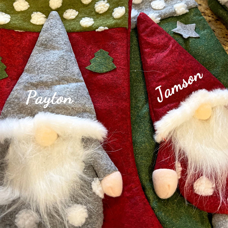 Personalized Gnomes Christmas Stocking | MCGift38