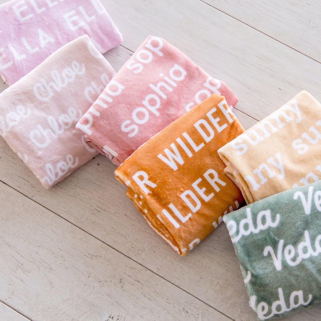 Personalized Baby Swaddle Blanket Set for Comfort & Unique | BBBlanket06