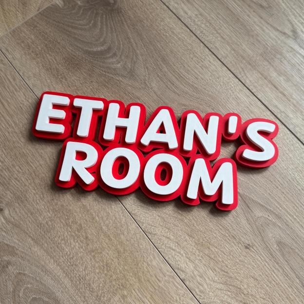 Personalized Bedroom Door Decoration Name Sign | CWBaby417