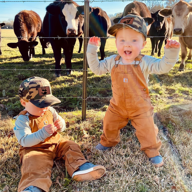 Personalized Leather Patch Tractor Hat for Comfort & Unique | CWBeach56