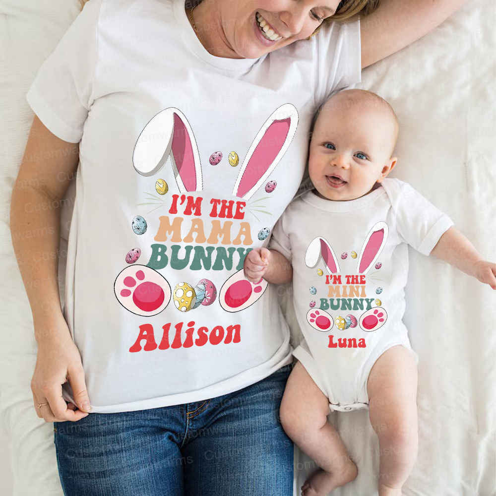 Personalized Family Happy Easter Matching Shirt | CWEaster59