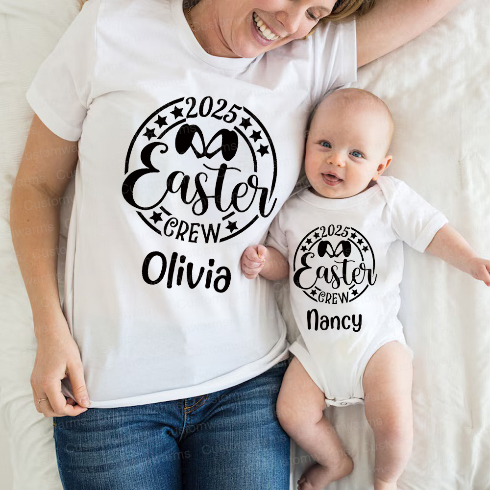 Personalized Family Happy Easter Matching Shirt | CWEaster62