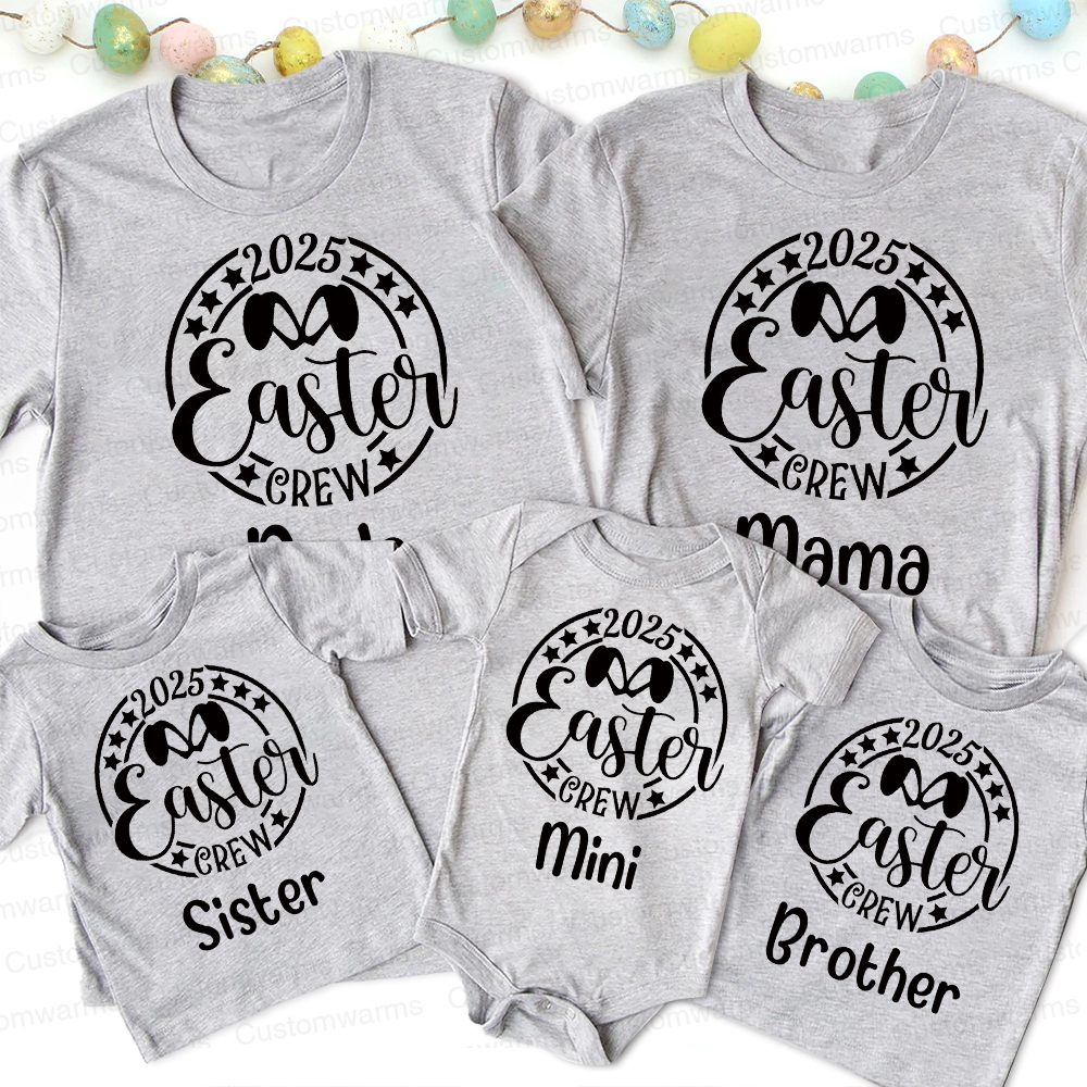 Personalized Family Happy Easter Matching Shirt | CWEaster62
