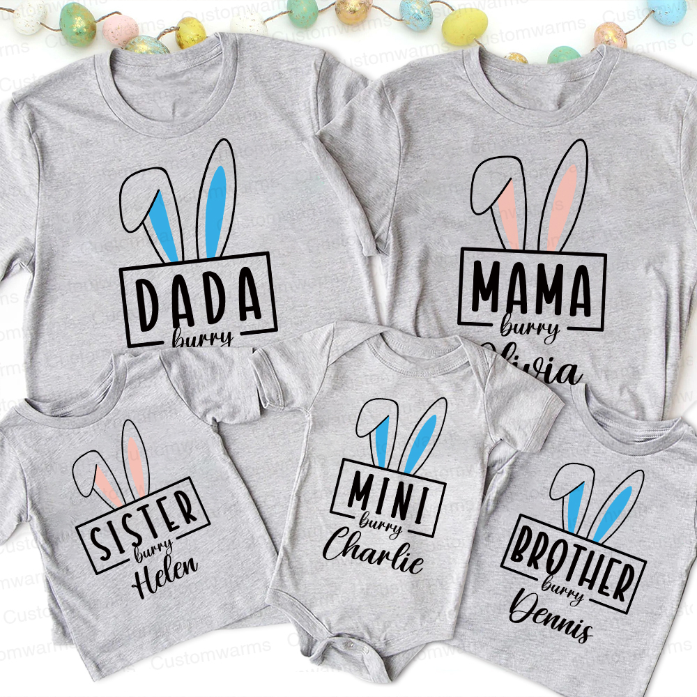Personalized Family Happy Easter Matching Shirt | CWEaster63