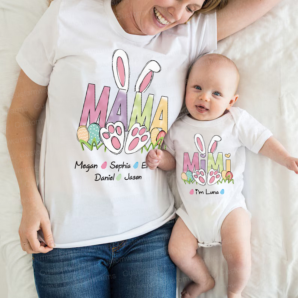 Personalized Family Happy Easter Matching Shirt | CWEaster64