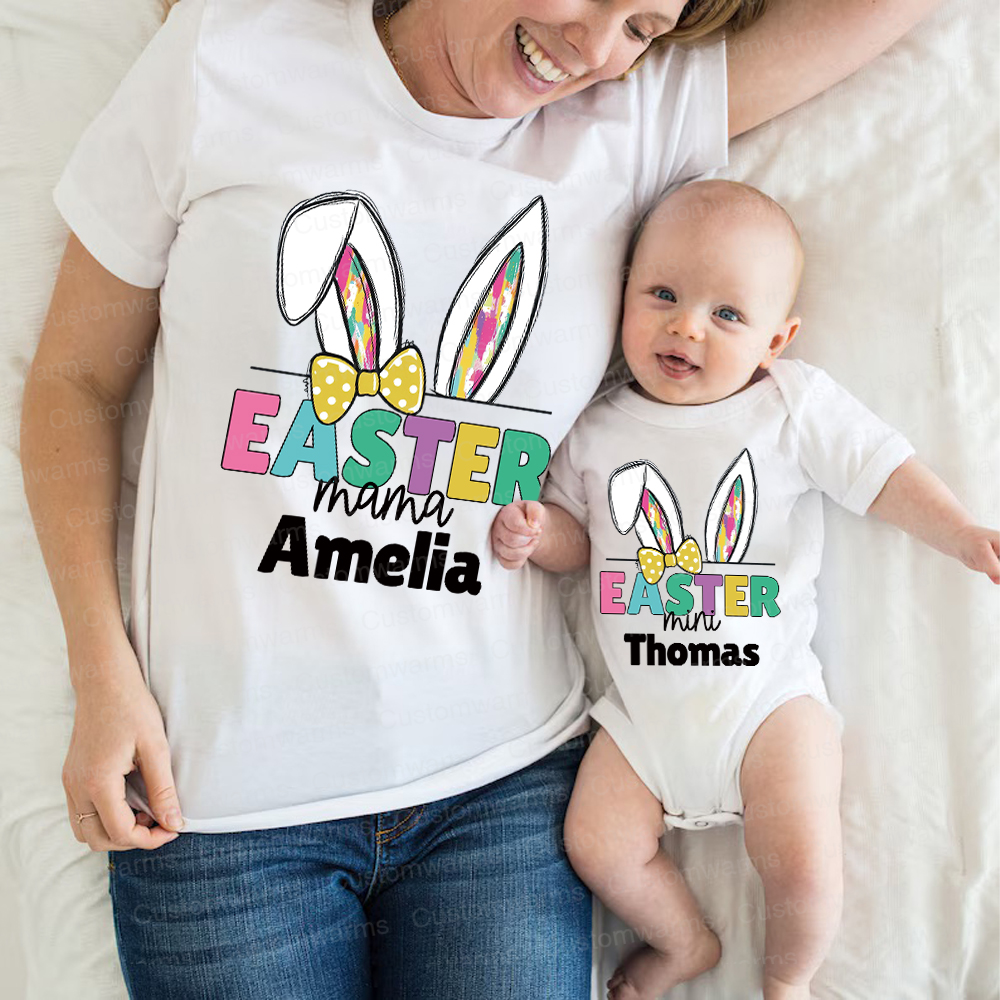 Personalized Family Happy Easter Matching Shirt | CWEaster67