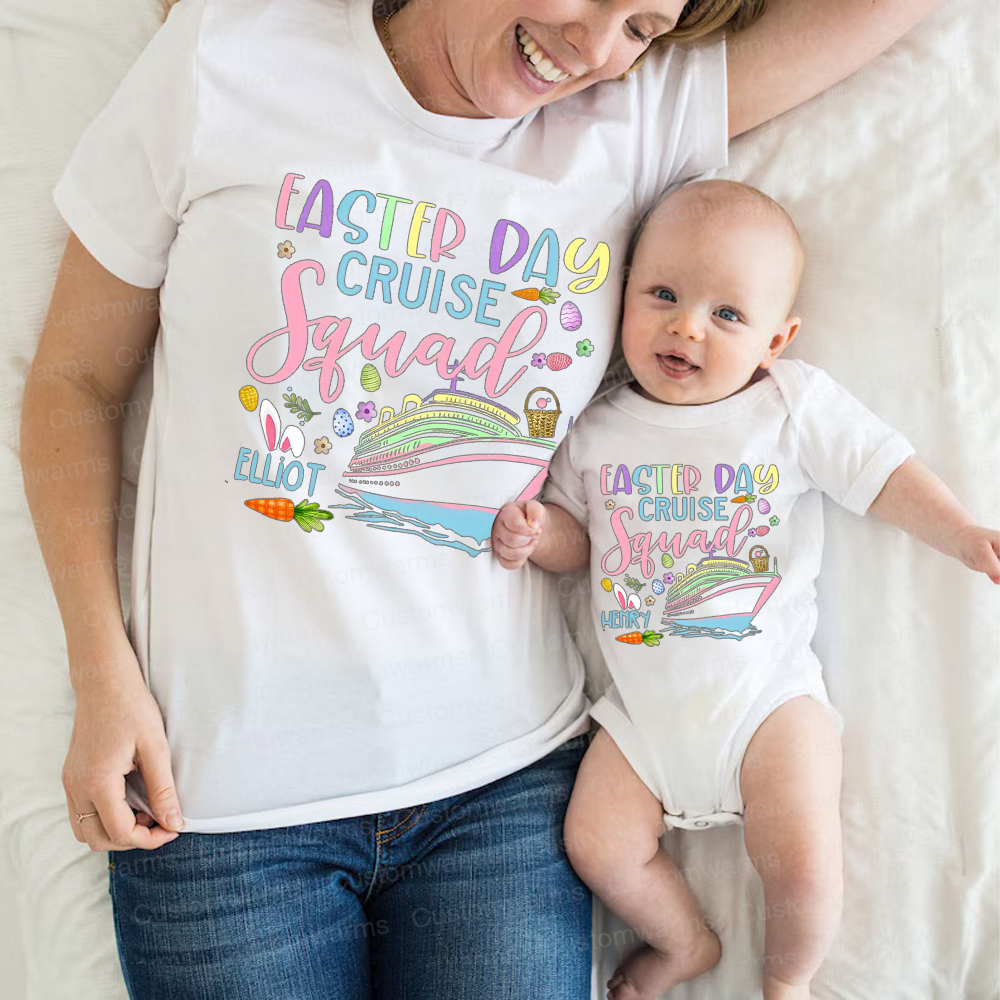 Personalized Family Happy Easter Matching Shirt | CWEaster69