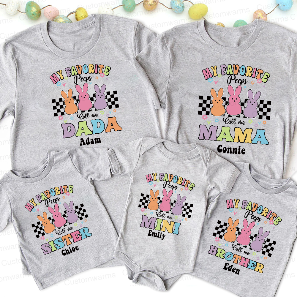 Personalized Family Happy Easter Matching Shirt | CWEaster72
