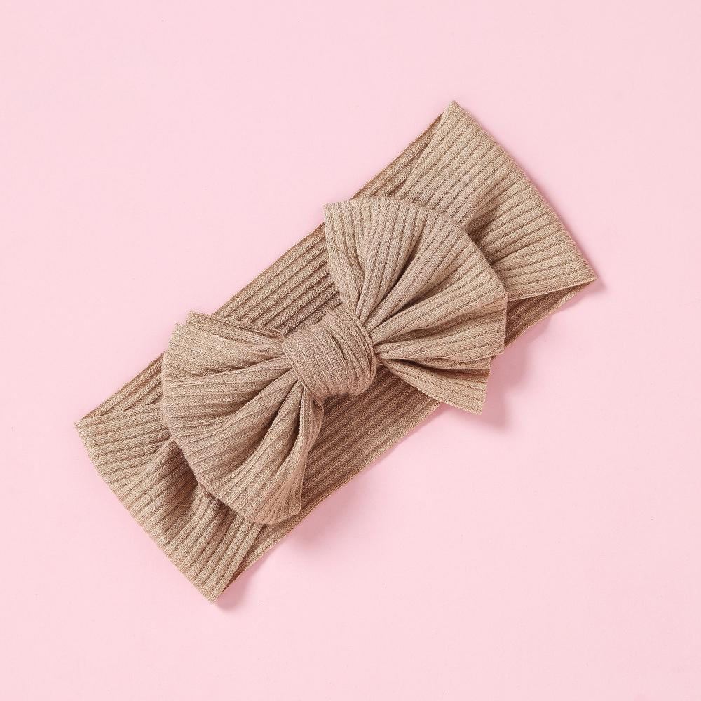 Personalized Embroidery Baby Girl Stretchy Bow Headband | CWBaby208