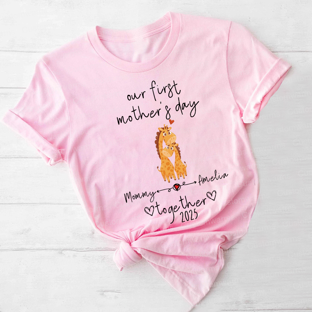 Personalized First Mother's Day Mommy and Baby Outfit | CWFamily43