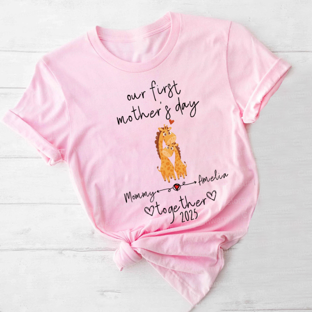 Personalized First Mother's Day Mommy and Baby Outfit | CWFamily43