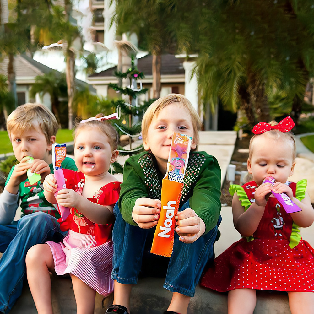 Personalized Icy Frozen Yogurt Popsicle Holder | CWBeach180