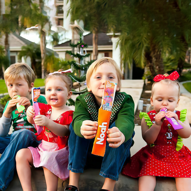 Personalized Icy Frozen Yogurt Popsicle Holder | CWBeach180