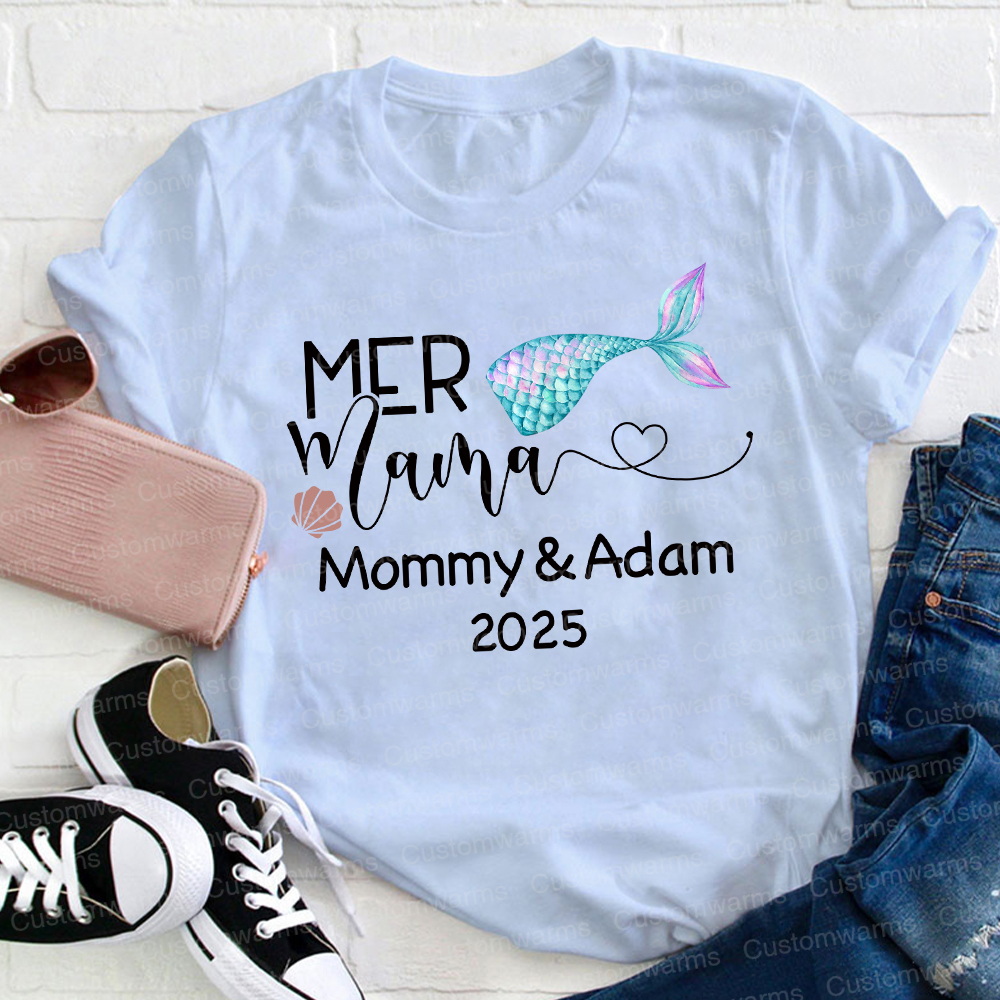 Personalized First Mother's Day Mommy and Baby Outfit | CWFamily52