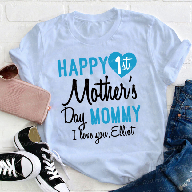 Personalized First Mother's Day Mommy and Baby Outfit | CWFamily56