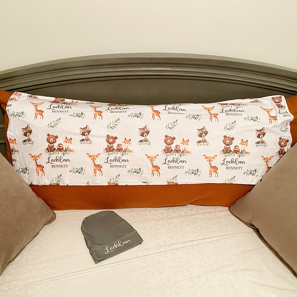 Personalized Baby Swaddle Blanket Set for Comfort & Unique | BBBlanket16