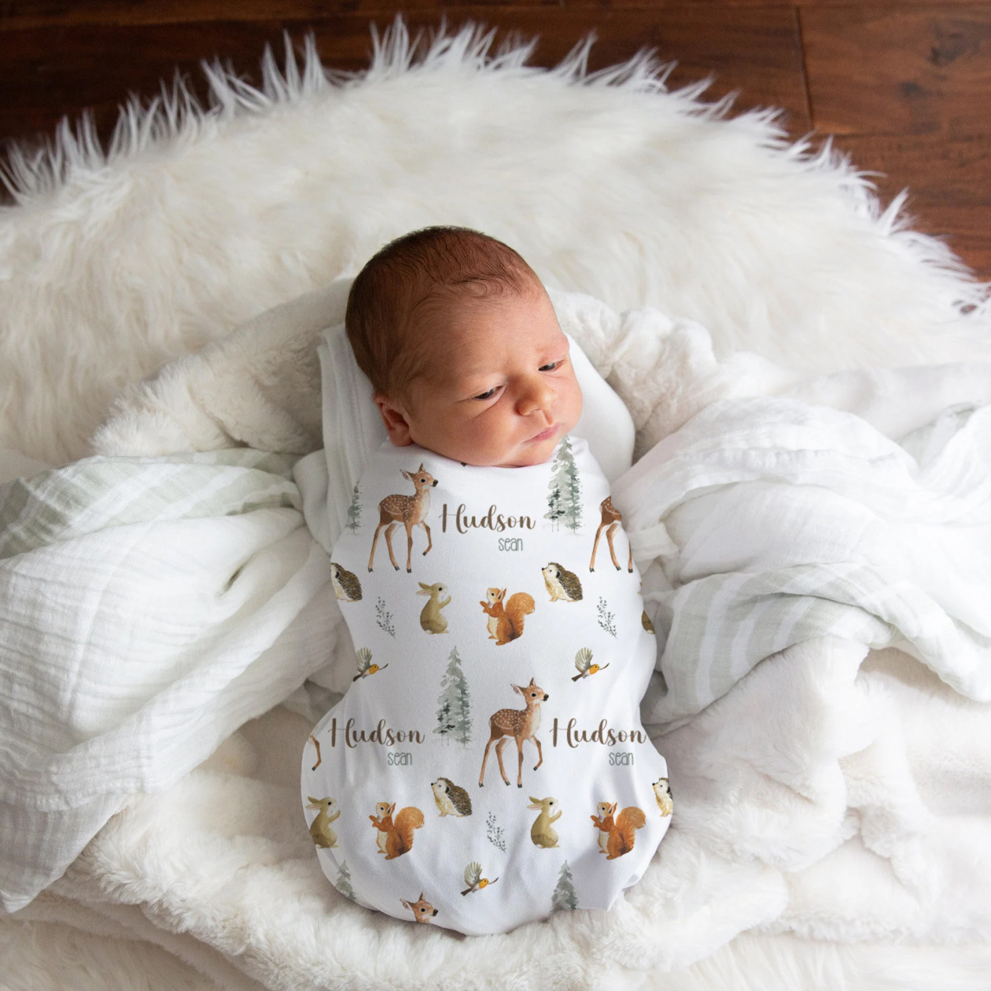 Personalized Baby Swaddle Blanket Set for Comfort & Unique | BBBlanket23