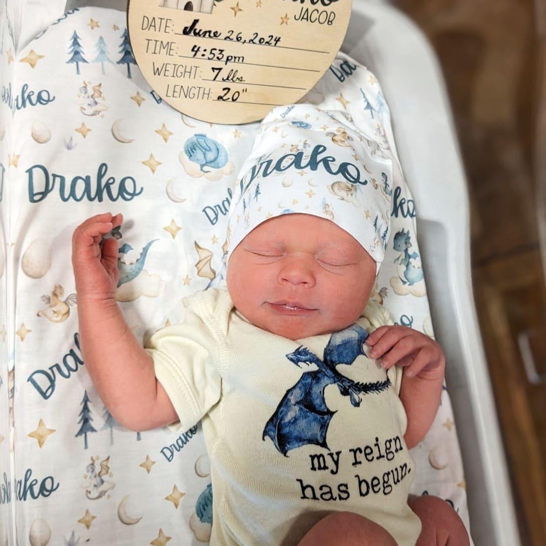 Personalized Baby Swaddle Blanket Set for Comfort & Unique | BBBlanket26