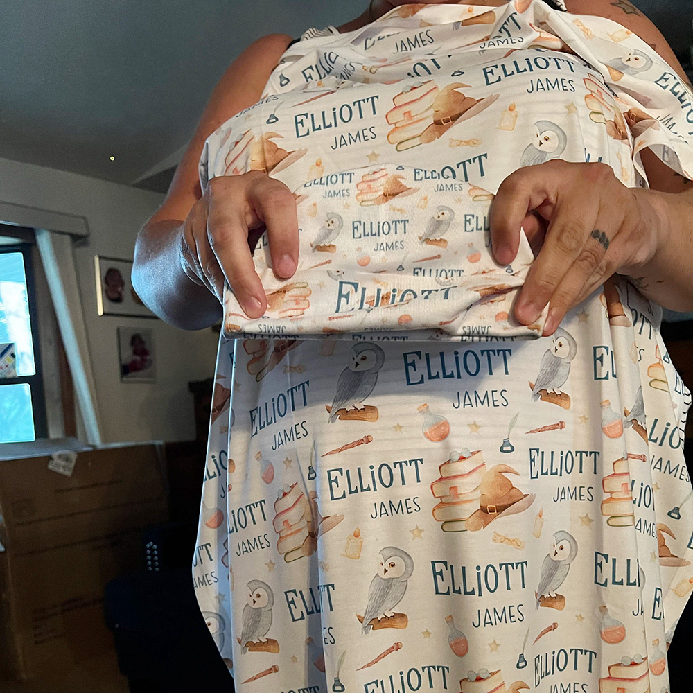 Personalized Baby Swaddle Blanket Set for Comfort & Unique | BBBlanket29