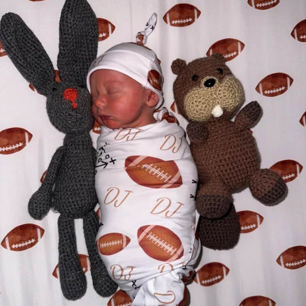 Personalized Baby Swaddle Blanket Set for Comfort & Unique | BBBlanket31