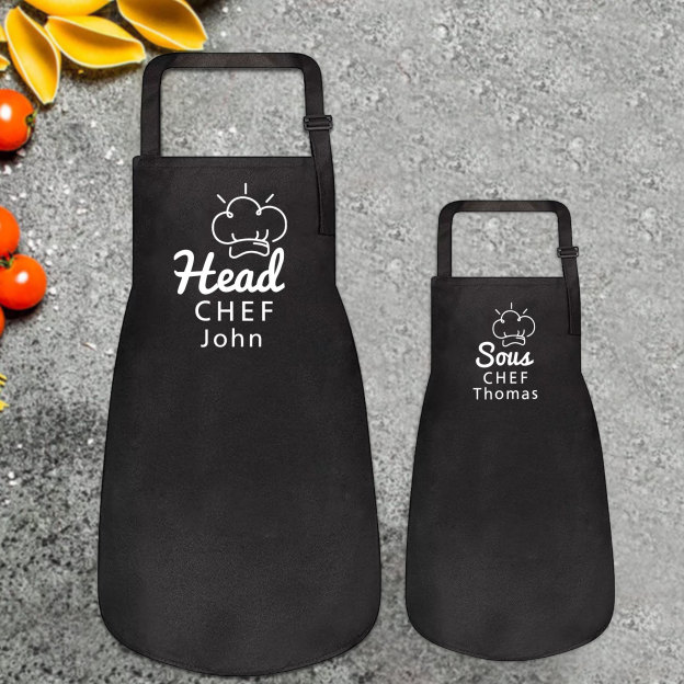 Personalised Multifunctional Waterproof Matching Family Apron | Apron32