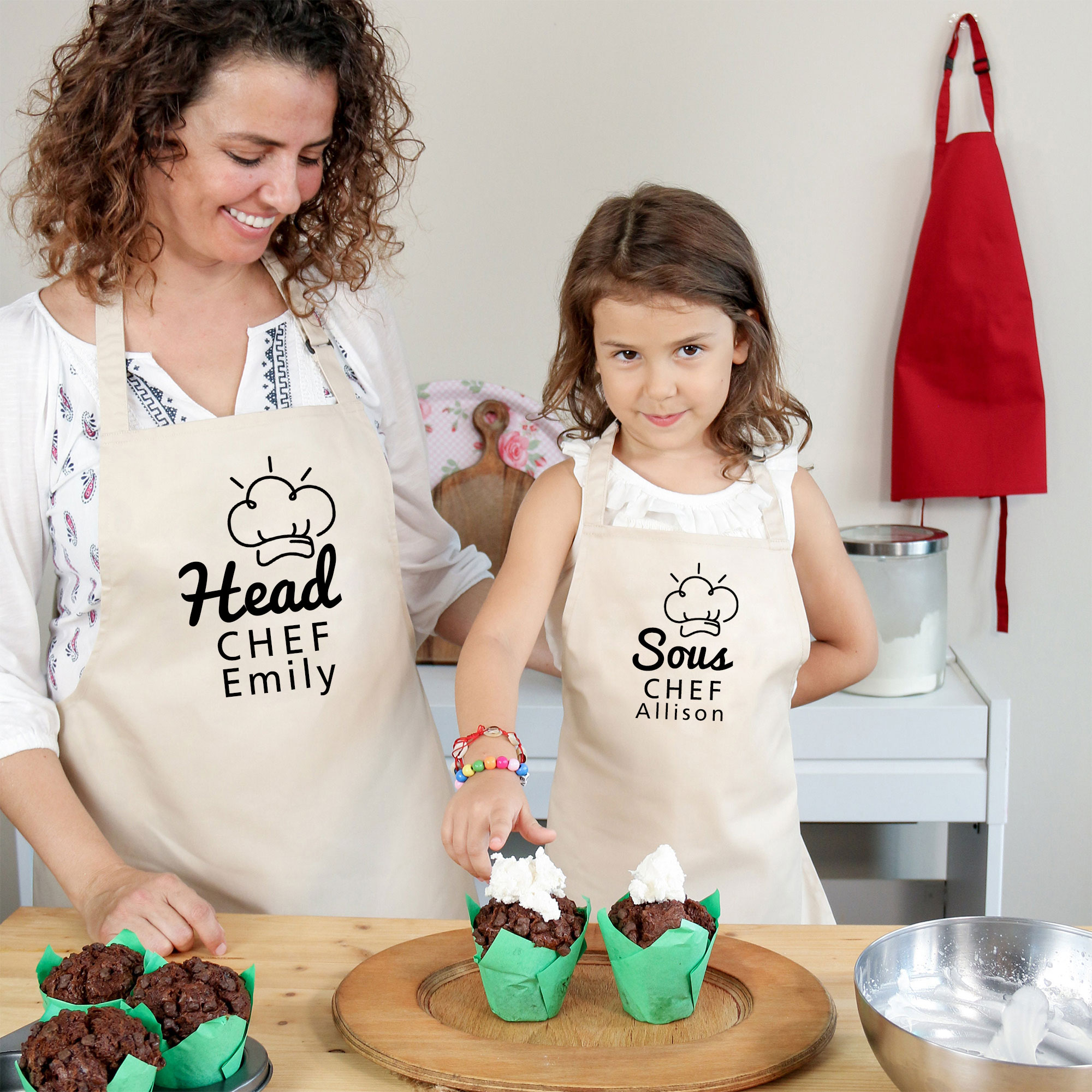Personalised Multifunctional Waterproof Matching Family Apron | Apron3201
