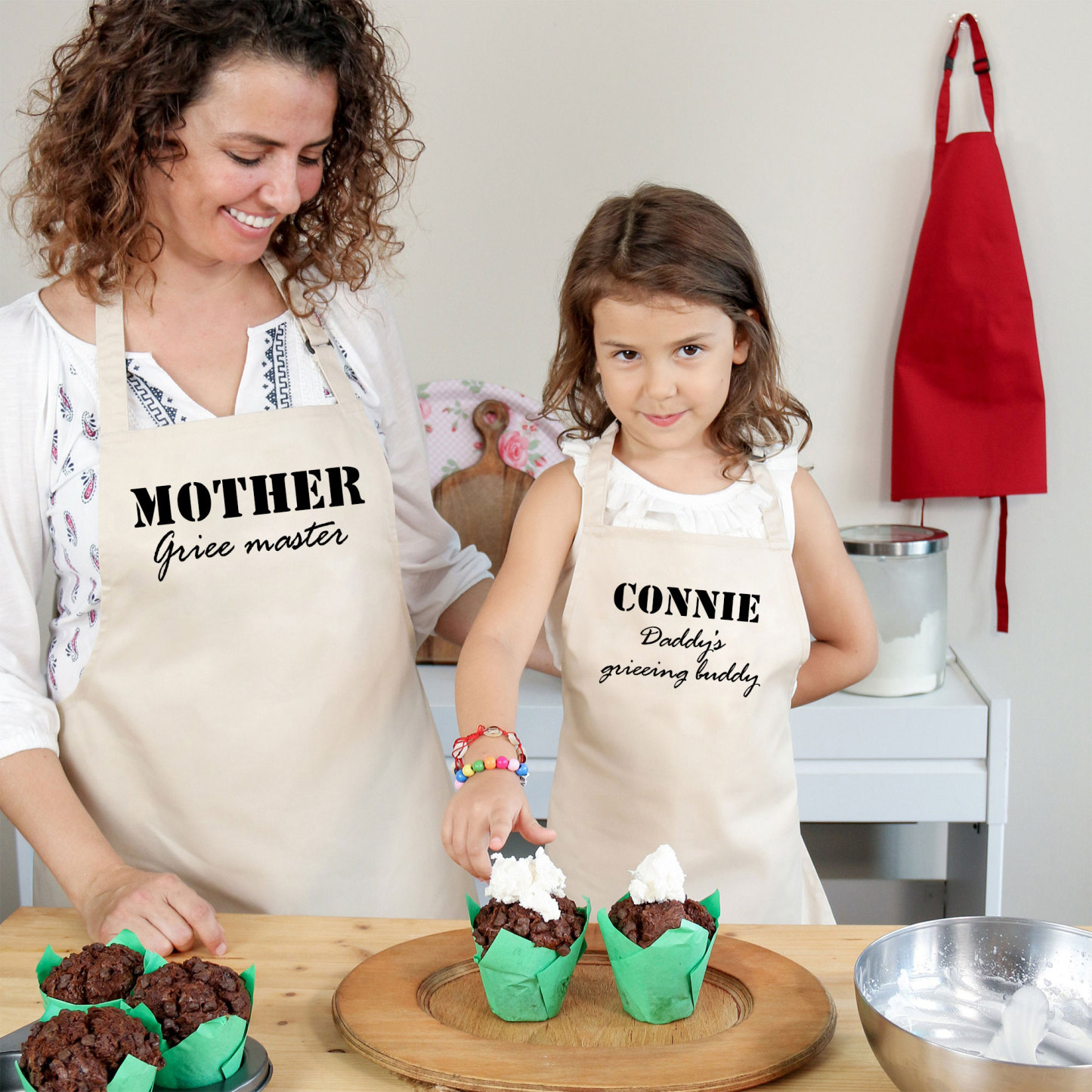 Personalised Multifunctional Waterproof Matching Family Apron | Apron3501