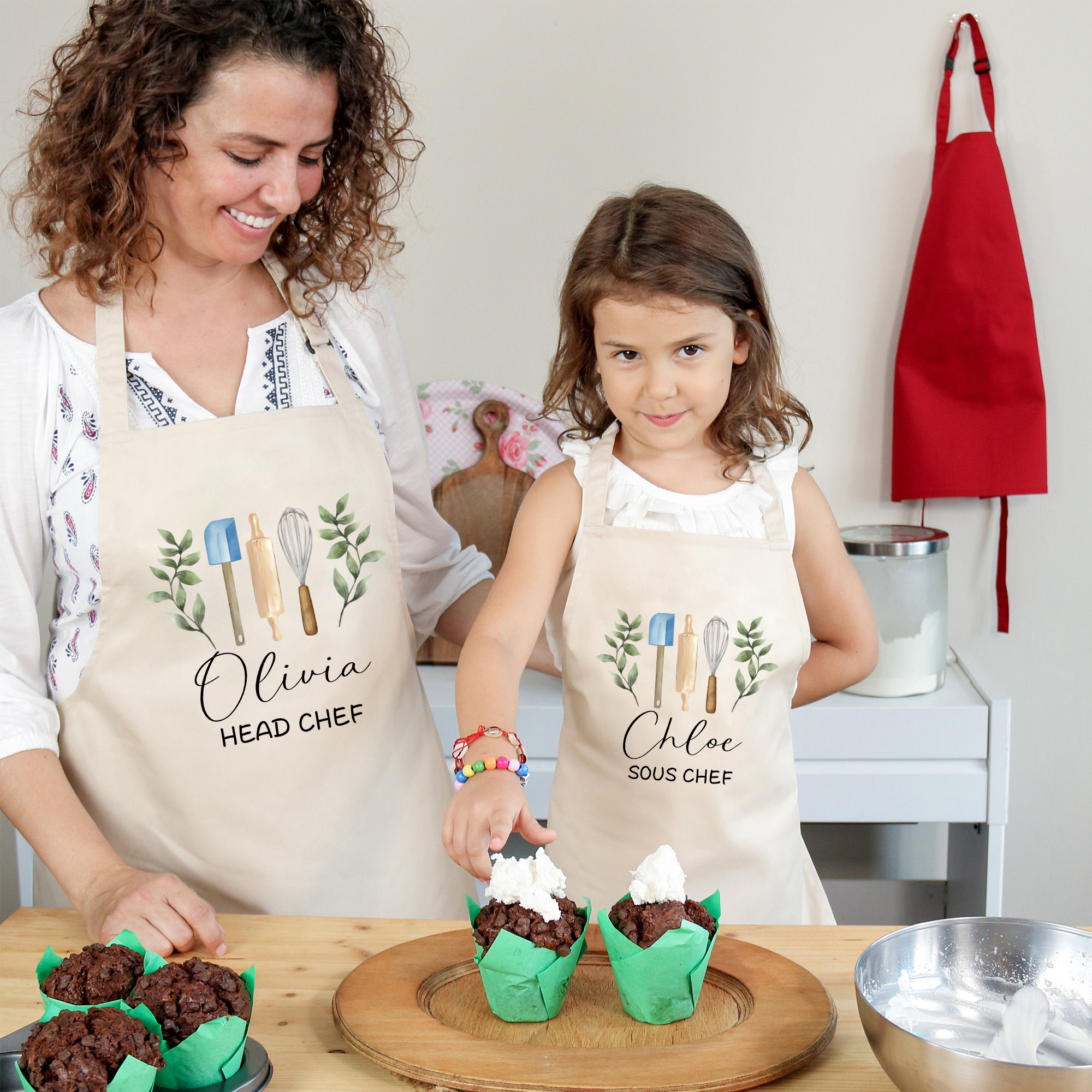 Personalised Multifunctional Waterproof Matching Family Apron | Apron36