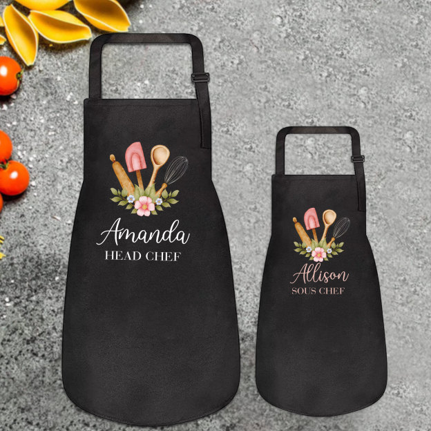 Personalised Multifunctional Waterproof Matching Family Apron | Apron37