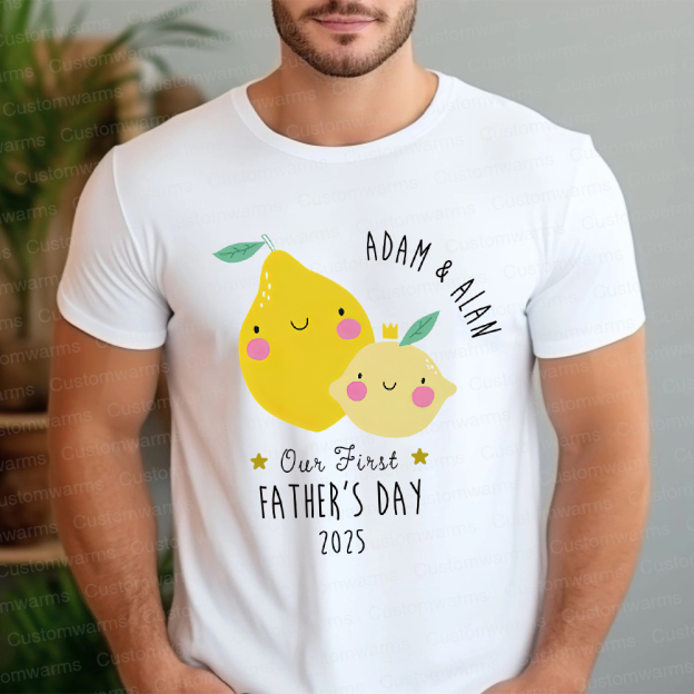 Personalized First Father's Day Daddy and Baby Outfit | CWFamily69