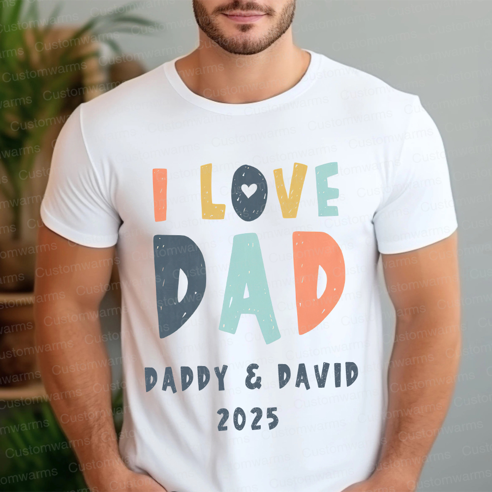 Personalized First Father's Day Daddy and Baby Outfit | CWFamily87