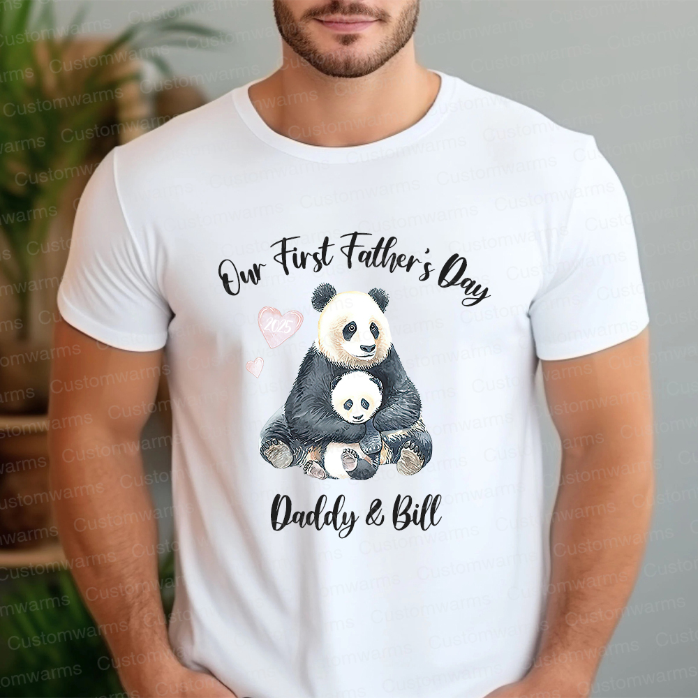 Personalized First Father's Day Daddy and Baby Outfit | CWFamily94
