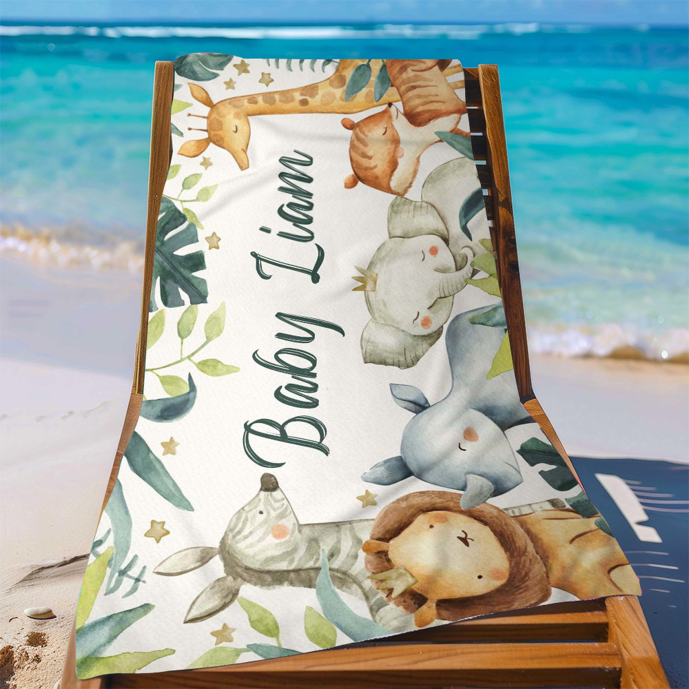 Personalized Lovely Kid Towel for Summer & Beach | CWTowel166
