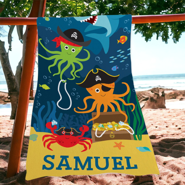 Personalized Lovely Kid Towel for Summer & Beach | CWTowel167