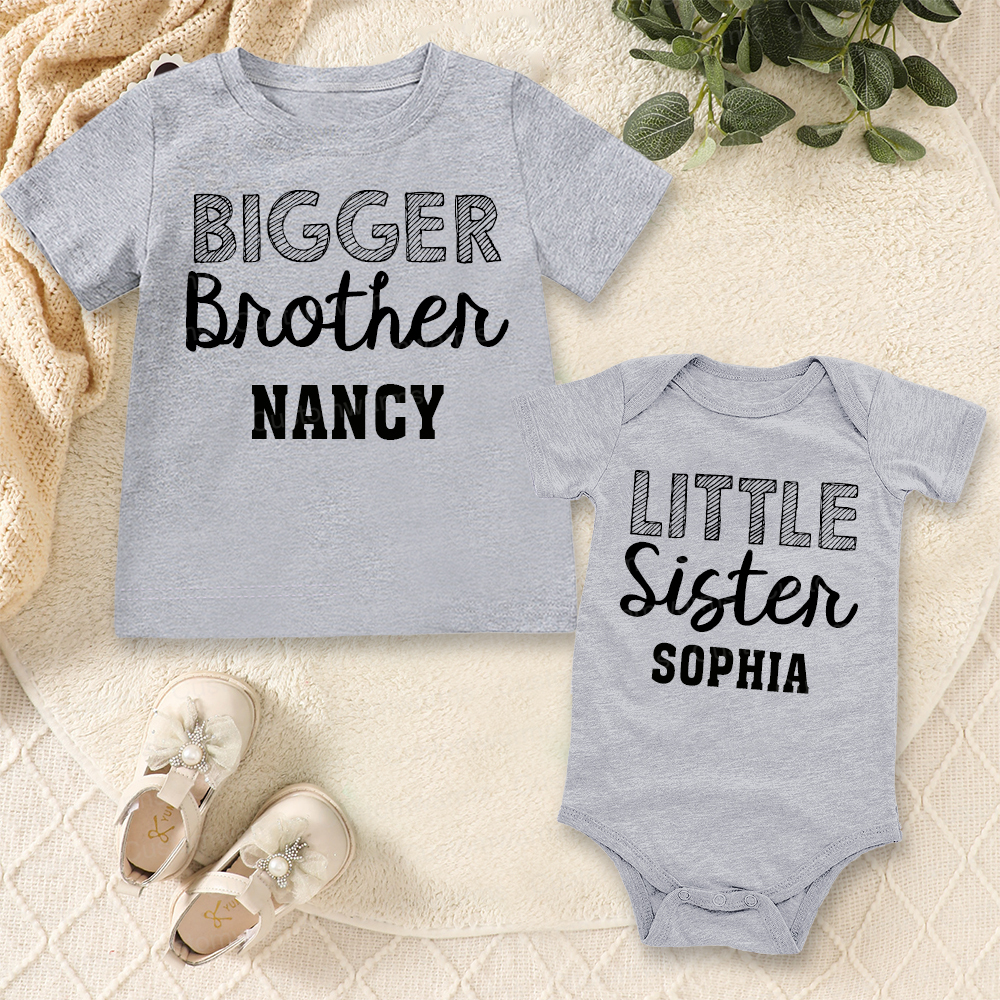 Personalized Matching Sibling Shirts | CWSibling02