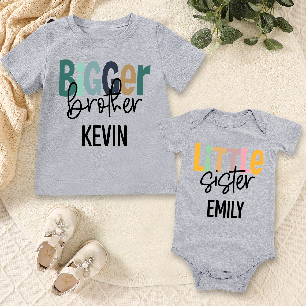 Personalized Matching Sibling Shirts | CWSibling04