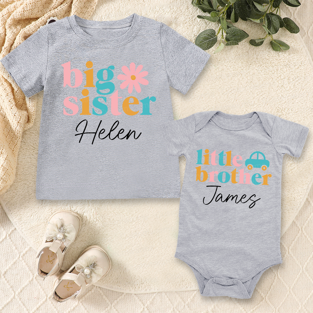 Personalized Matching Sibling Shirts | CWSibling14