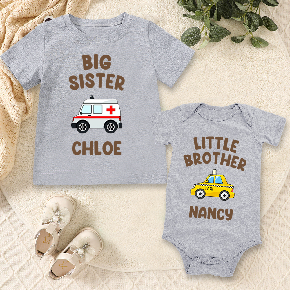 Personalized Matching Sibling Shirts | CWSibling17