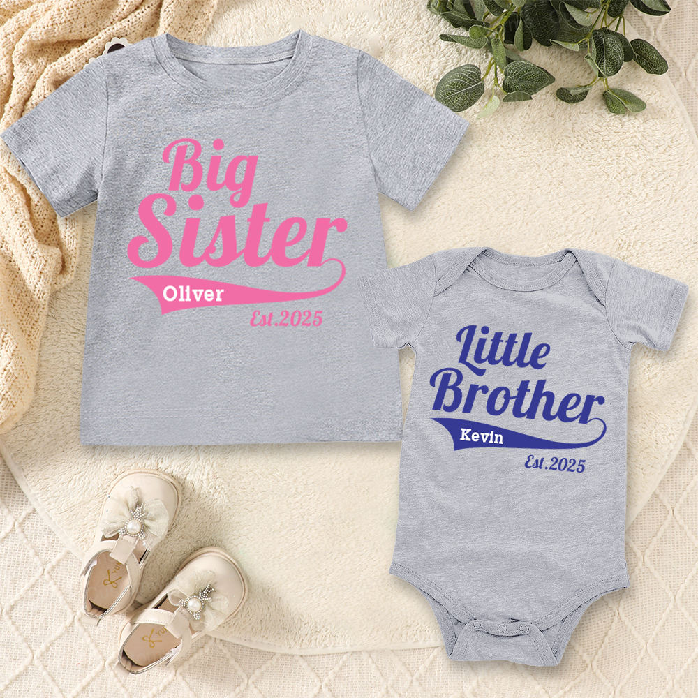 Personalized Matching Sibling Shirts | CWSibling23