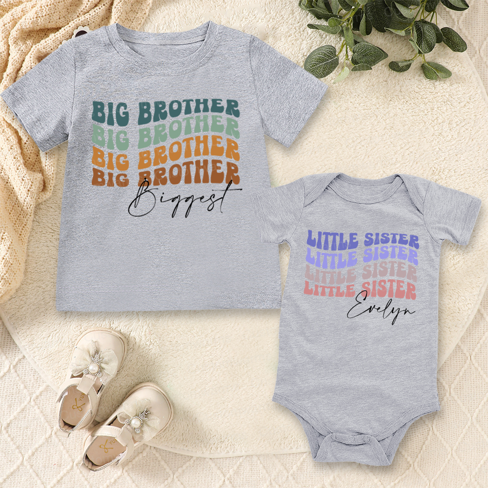 Personalized Matching Sibling Shirts | CWSibling24