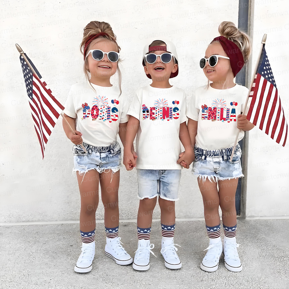 Personalized 4th of July Independence Day Shirts | CWBaby242