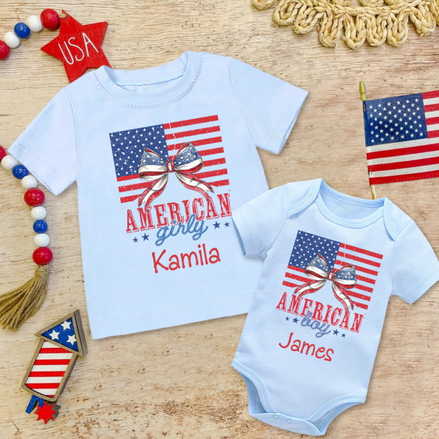 Personalized 4th of July Independence Day Shirts | CWBaby236